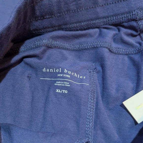 NWT Daniel Buchler Joggers Size XL Lounge Pants Cotton Blend Blue - Picture 4 of 4